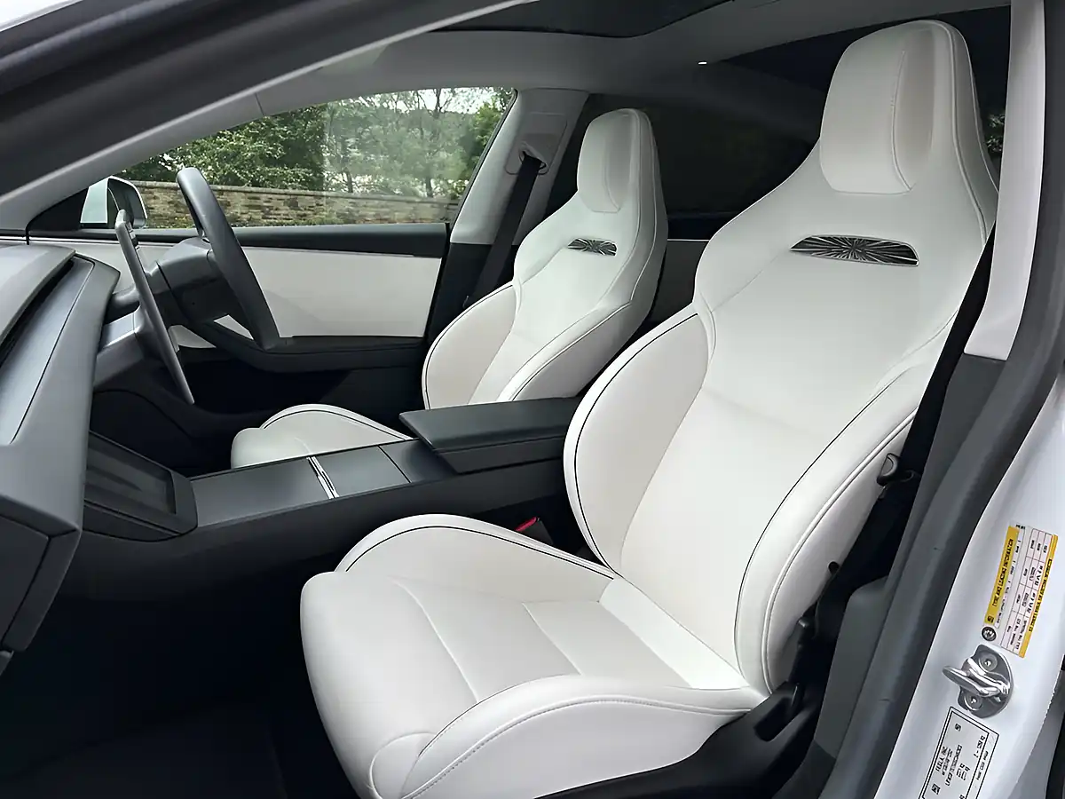 Used 2025 Tesla Model 3 Performance Pearl White - Interior and Exterior details 9