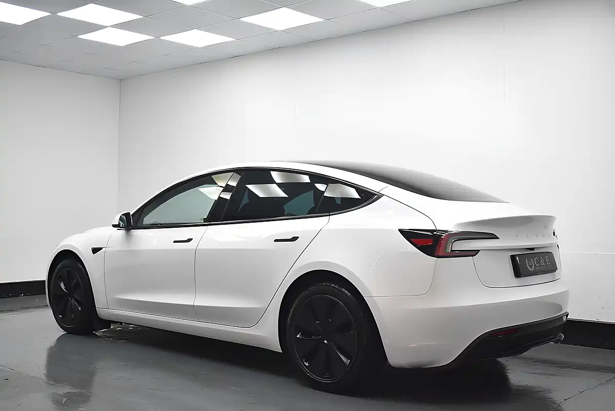 Used 2025 Tesla Model 3 White - Interior and Exterior details 8