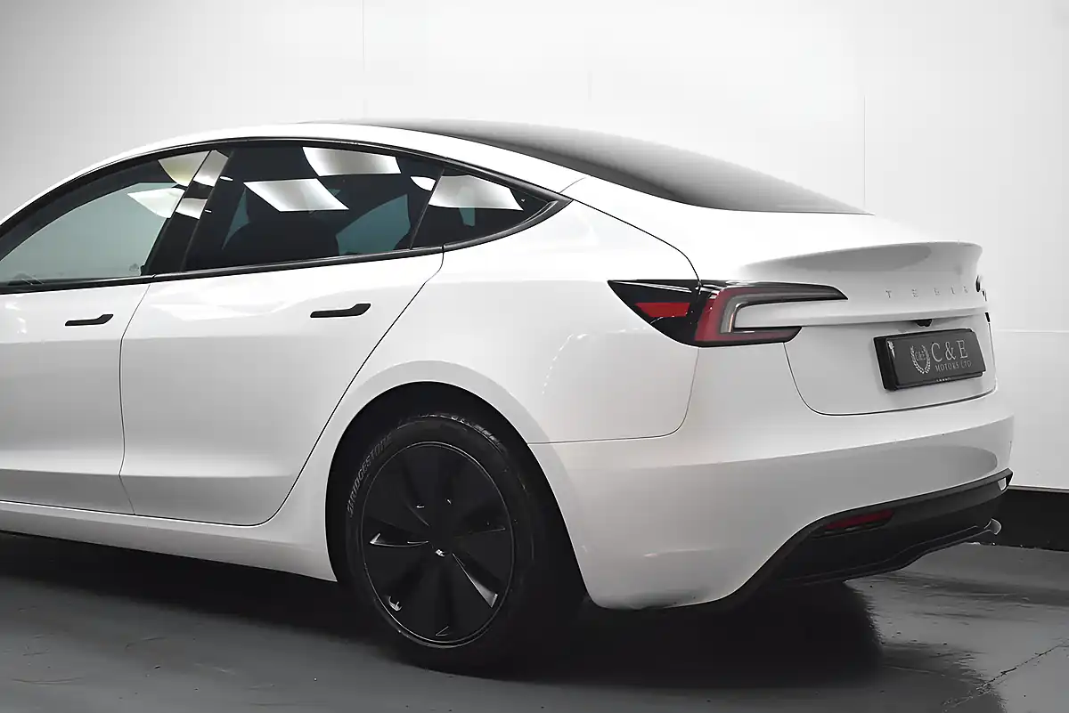 Used 2025 Tesla Model 3 White - Interior and Exterior details 9