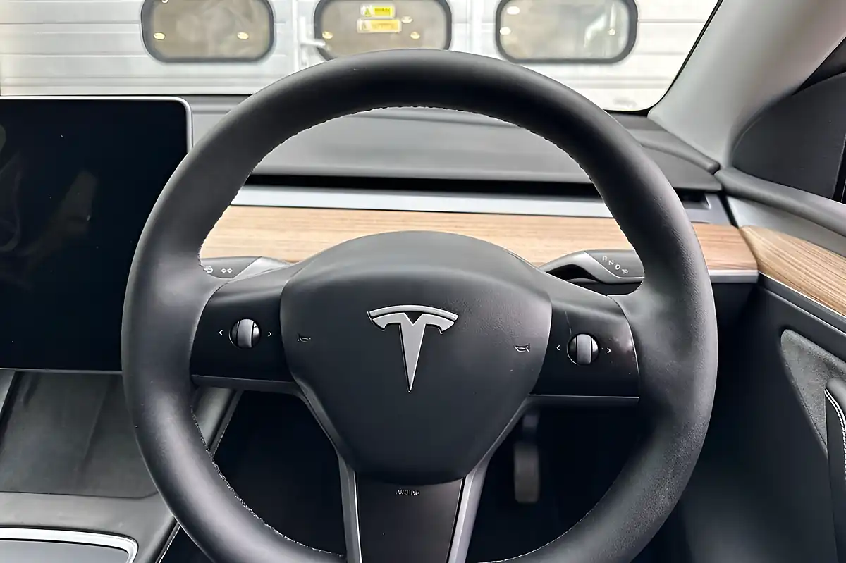 Used 2025 Tesla Model Y Long Range Red - Interior and Exterior details 10
