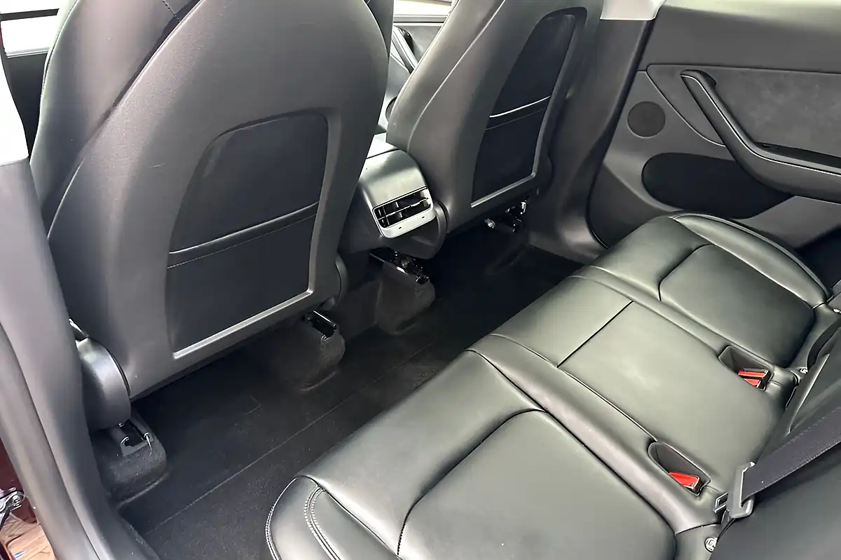 Used 2025 Tesla Model Y Long Range Red - Interior and Exterior details 15