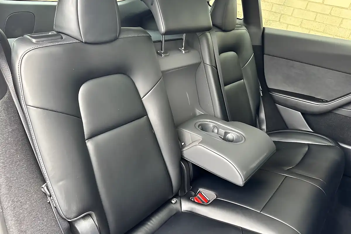 Used 2025 Tesla Model Y Long Range Red - Interior and Exterior details 17