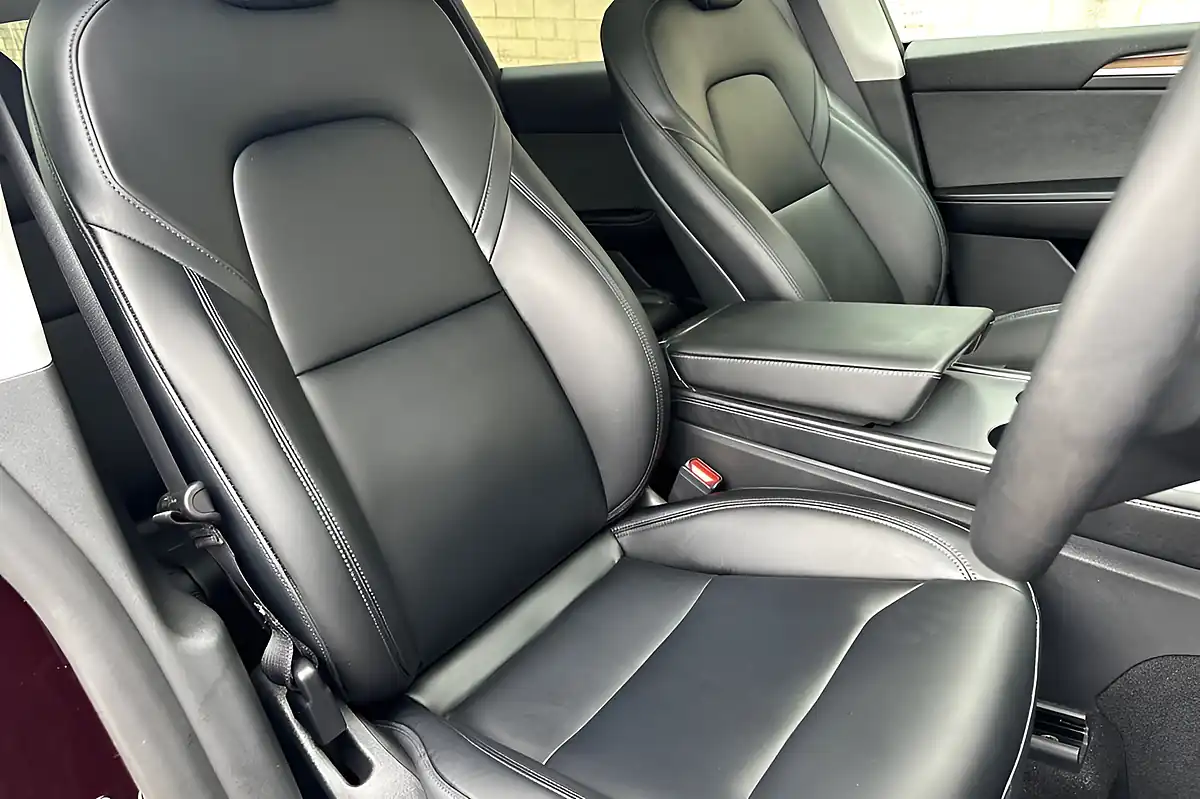 Used 2025 Tesla Model Y Long Range Red - Interior and Exterior details 18