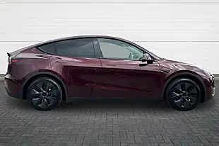 Used 2025 Tesla Model Y Long Range Red - Interior and Exterior details 2