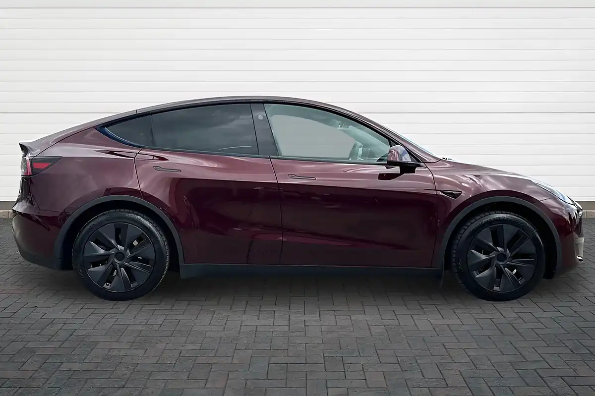 Used 2025 Tesla Model Y Long Range Red - Interior and Exterior details 2