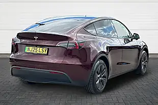Used 2025 Tesla Model Y Long Range Red - Interior and Exterior details 3