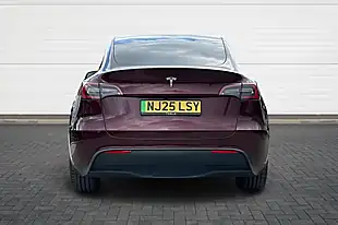 Used 2025 Tesla Model Y Long Range Red - Interior and Exterior details 4