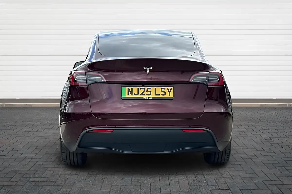 Used 2025 Tesla Model Y Long Range Red - Interior and Exterior details 4