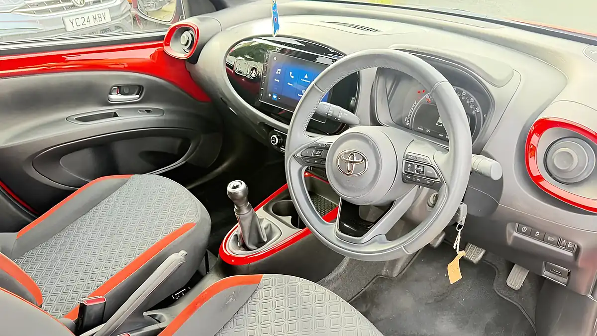 Used 2025 Toyota Aygo X Edge Red - Interior and Exterior details 8