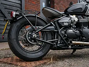 Used 2025 Triumph Bonneville Bobber Jet Black & Ash Grey - Interior and Exterior details 12