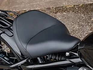 Used 2025 Triumph Bonneville Bobber Jet Black & Ash Grey - Interior and Exterior details 14