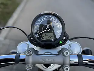 Used 2025 Triumph Bonneville Speedmaster Classic Blue/Silver - Interior and Exterior details 11