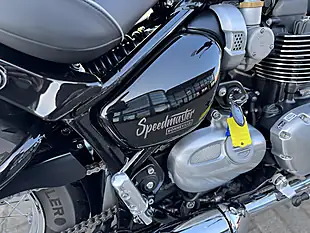 Used 2025 Triumph Bonneville Speedmaster Classic Blue/Silver - Interior and Exterior details 12