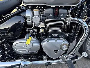 Used 2025 Triumph Bonneville Speedmaster Classic Blue/Silver - Interior and Exterior details 13