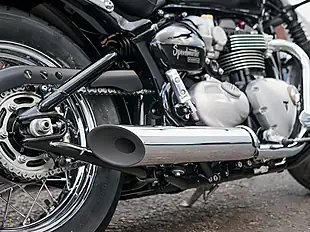 Used 2025 Triumph Bonneville Speedmaster Jet Black - Interior and Exterior details 13