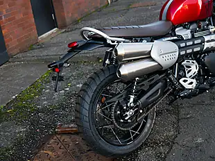 Used 2025 Triumph Scrambler 1200 X Carnival Red - Interior and Exterior details 18