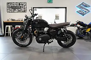 Used 2025 Triumph Scrambler 1200 X Jet Black - Interior and Exterior details 2