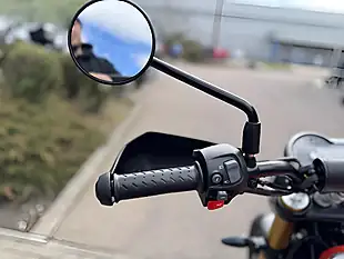 Used 2025 Triumph Scrambler 400 X Orange/Silver - Interior and Exterior details 12