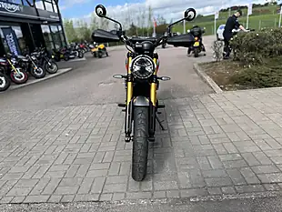Used 2025 Triumph Scrambler 400 X Orange/Silver - Interior and Exterior details 5