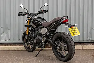 Used 2025 Triumph Scrambler 400 X Phantom Black / Silver Ice - Interior and Exterior details 6