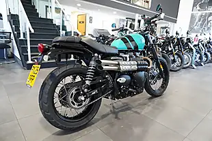 Used 2025 Triumph Scrambler 900 Blue - Interior and Exterior details 5