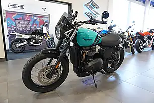 Used 2025 Triumph Scrambler 900 Blue - Interior and Exterior details 6