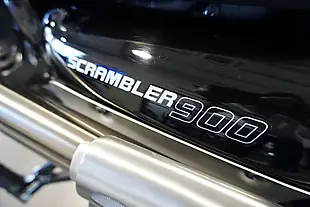 Used 2025 Triumph Scrambler 900 Blue - Interior and Exterior details 9