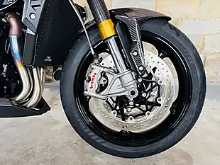 Used 2025 Triumph Speed Triple 1200 Rx Yellow - Interior and Exterior details 5