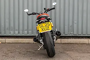 Used 2025 Triumph Speed Twin RS Baja Orange / Sapphire Black - Interior and Exterior details 7