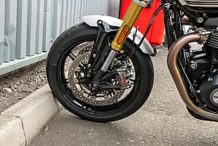 Used 2025 Triumph Speed Twin RS Baja Orange / Sapphire Black - Interior and Exterior details 9