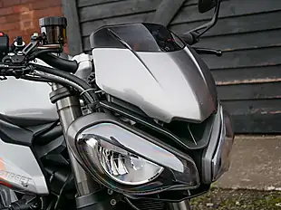 Used 2025 Triumph Street Triple 765 RS Silver Ice - Interior and Exterior details 3