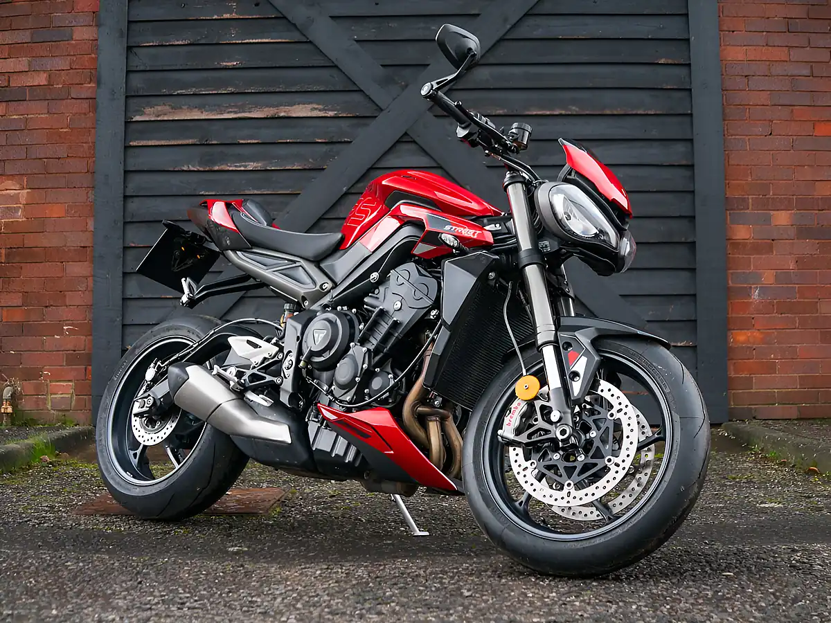 Used 2025 Triumph Street Triple RS Carnival Red - Front View