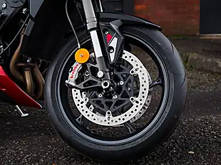 Used 2025 Triumph Street Triple RS Carnival Red - Interior and Exterior details 4