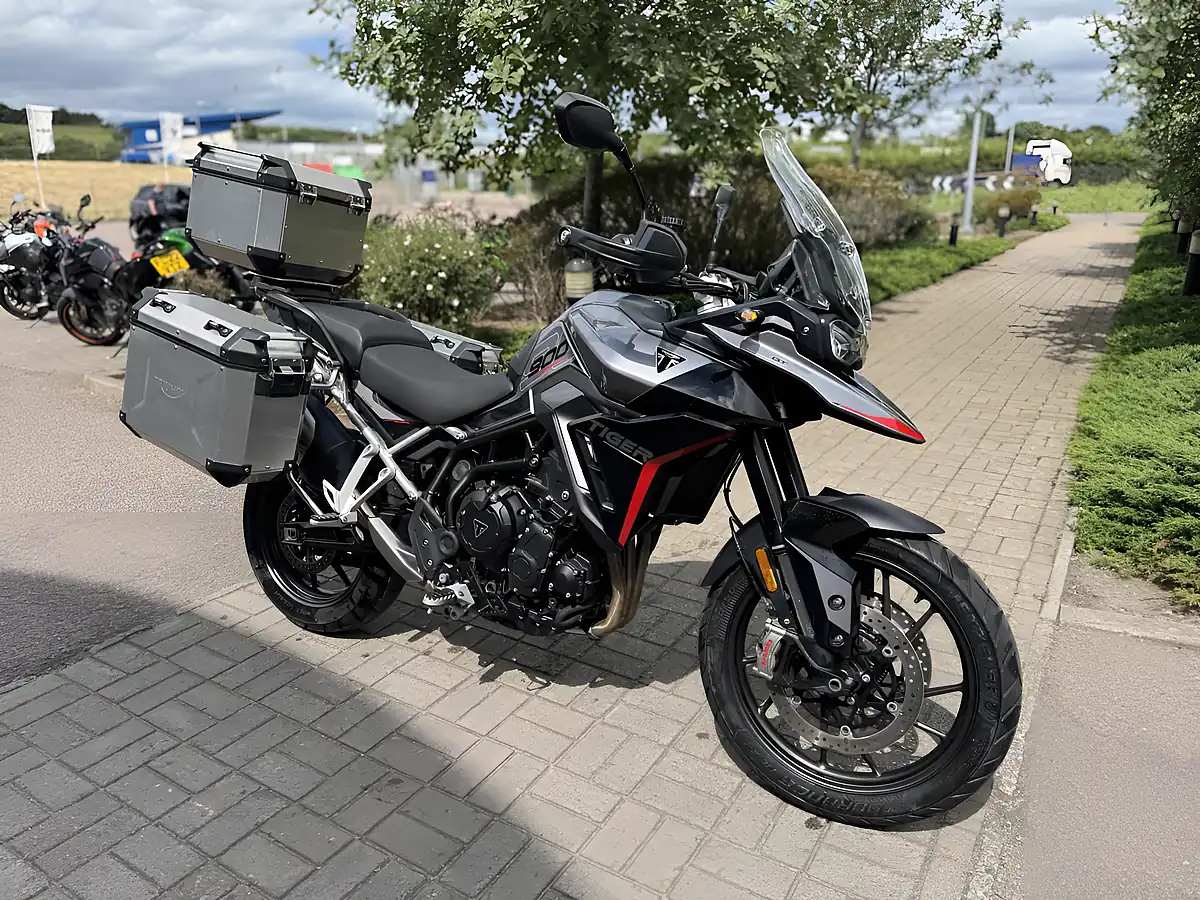 Used 2025 Triumph Tiger 900 GT Grey/Black - Interior and Exterior details 3