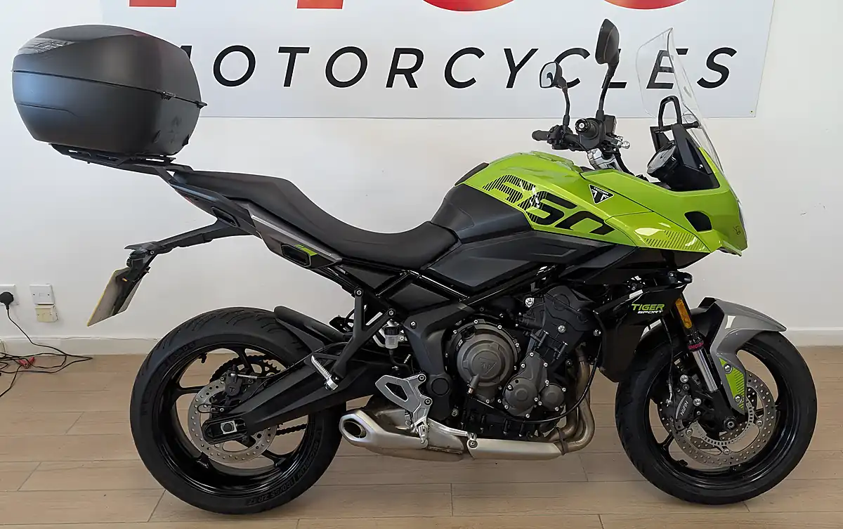 Used 2025 Triumph Tiger Sport 660 Adventure Green - Interior and Exterior details 2