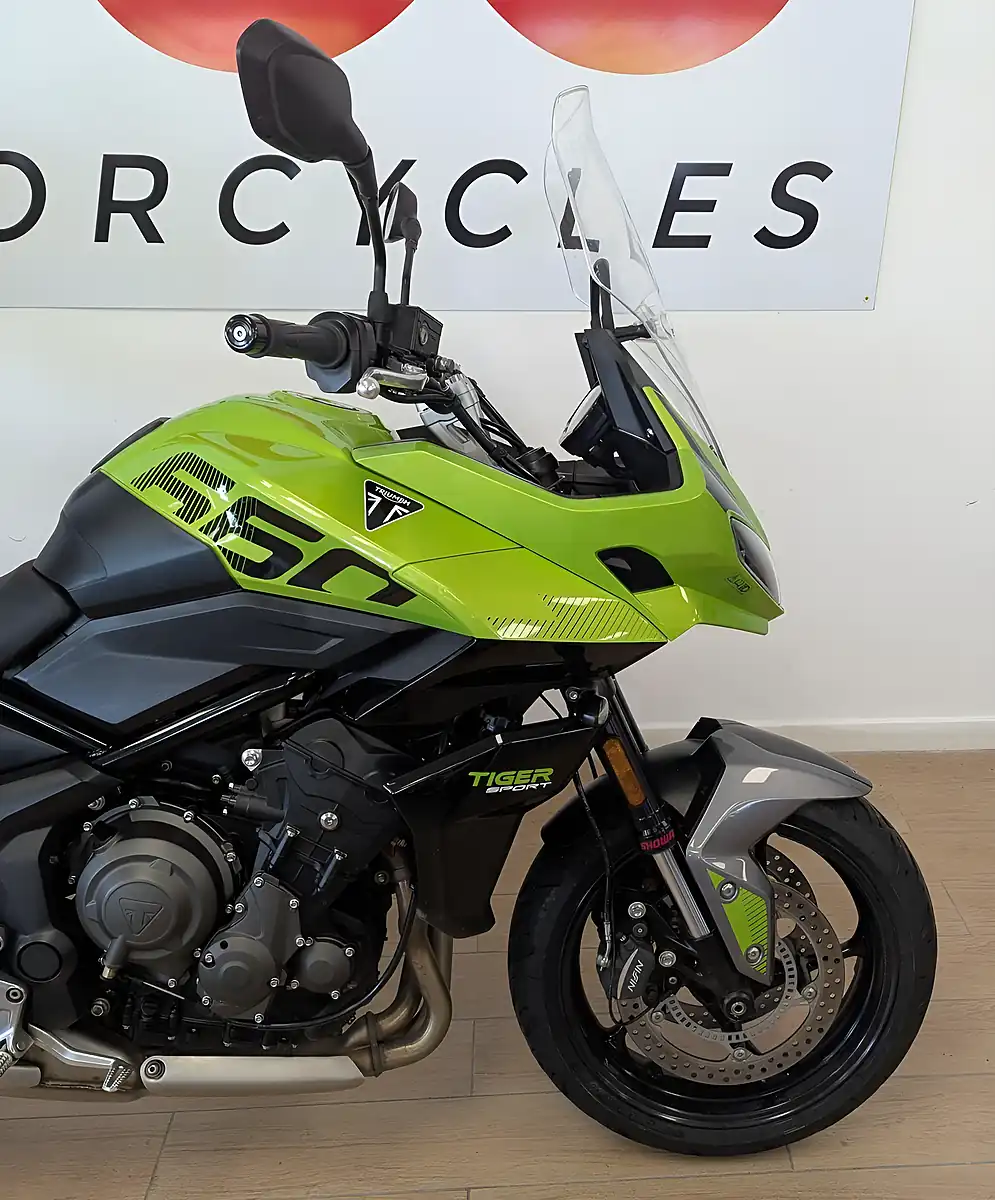 Used 2025 Triumph Tiger Sport 660 Adventure Green - Interior and Exterior details 6