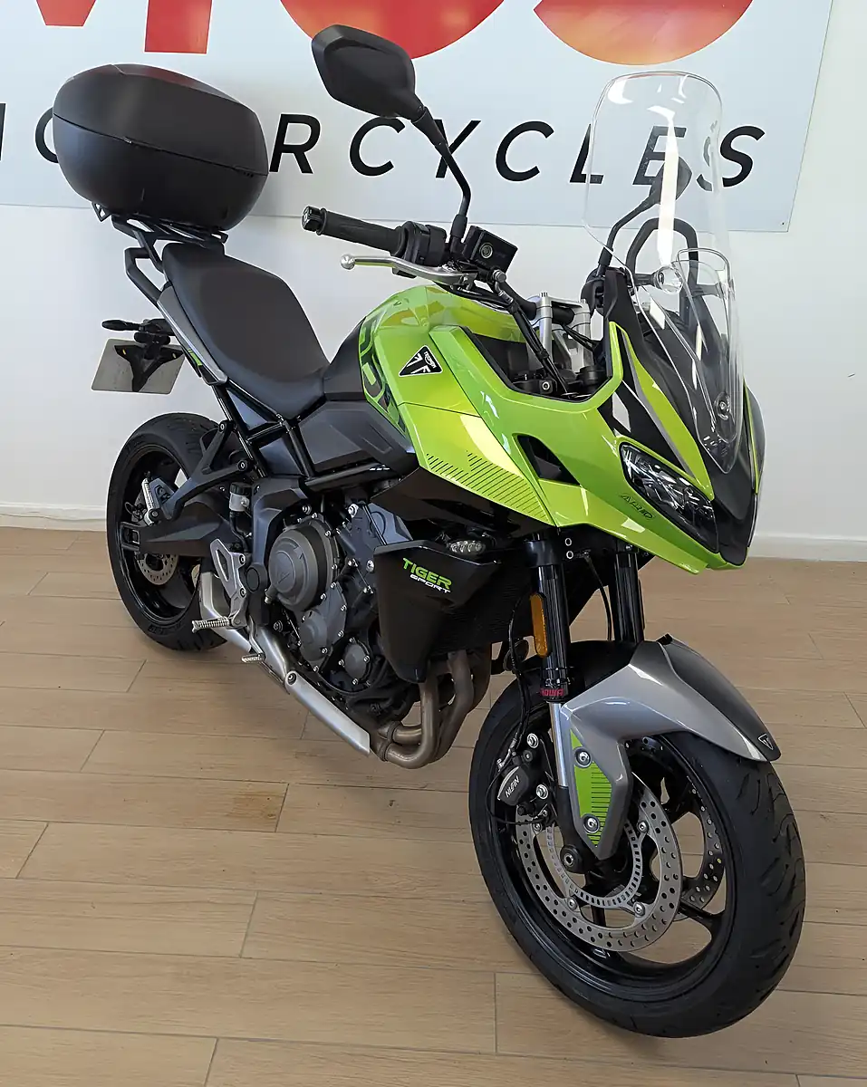 Used 2025 Triumph Tiger Sport 660 Adventure Green - Interior and Exterior details 8