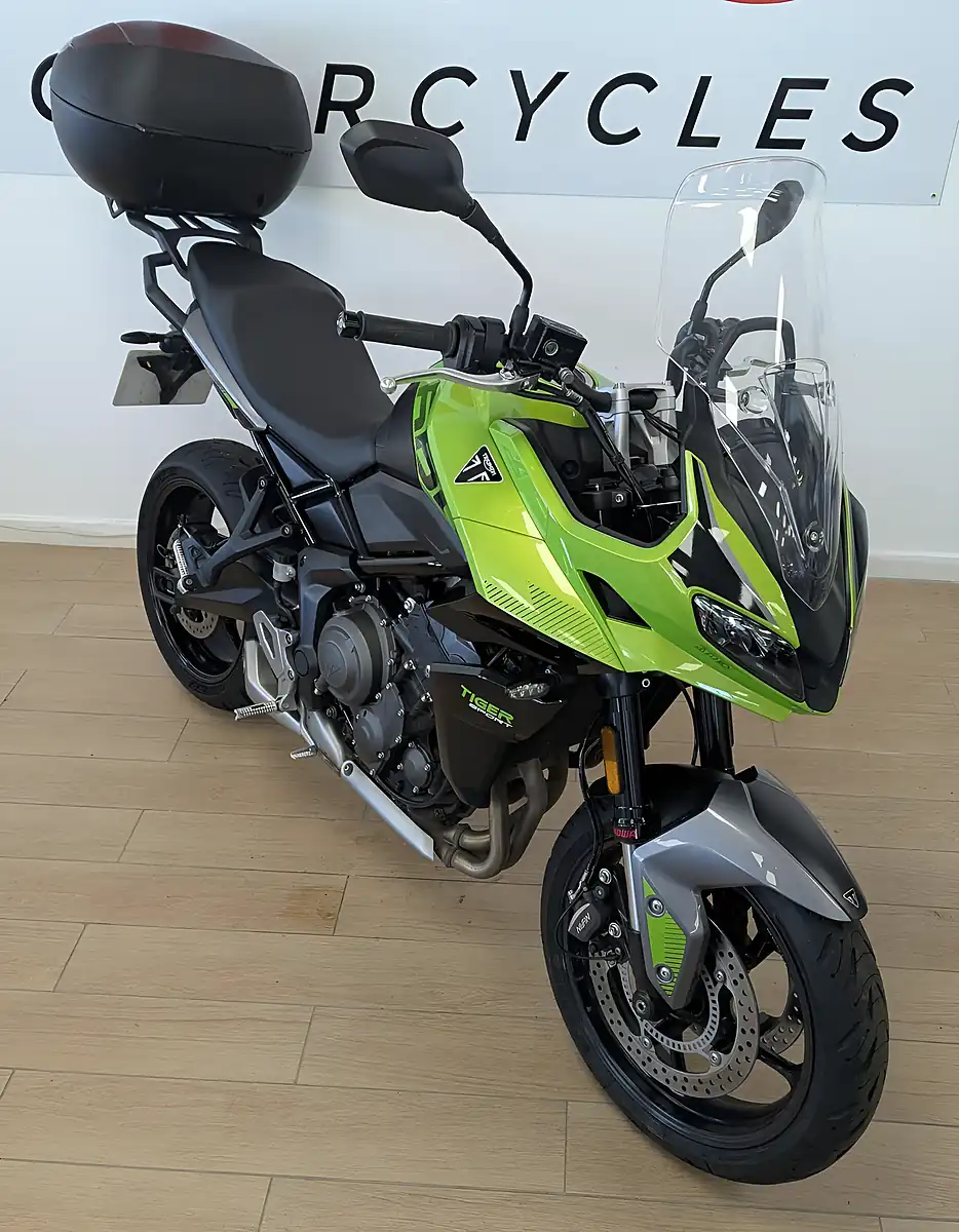 Used 2025 Triumph Tiger Sport 660 Adventure Green - Interior and Exterior details 9