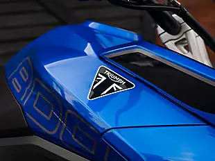 Used 2025 Triumph Tiger Sport 800 Caspian Blue / Phantom Black - Interior and Exterior details 11