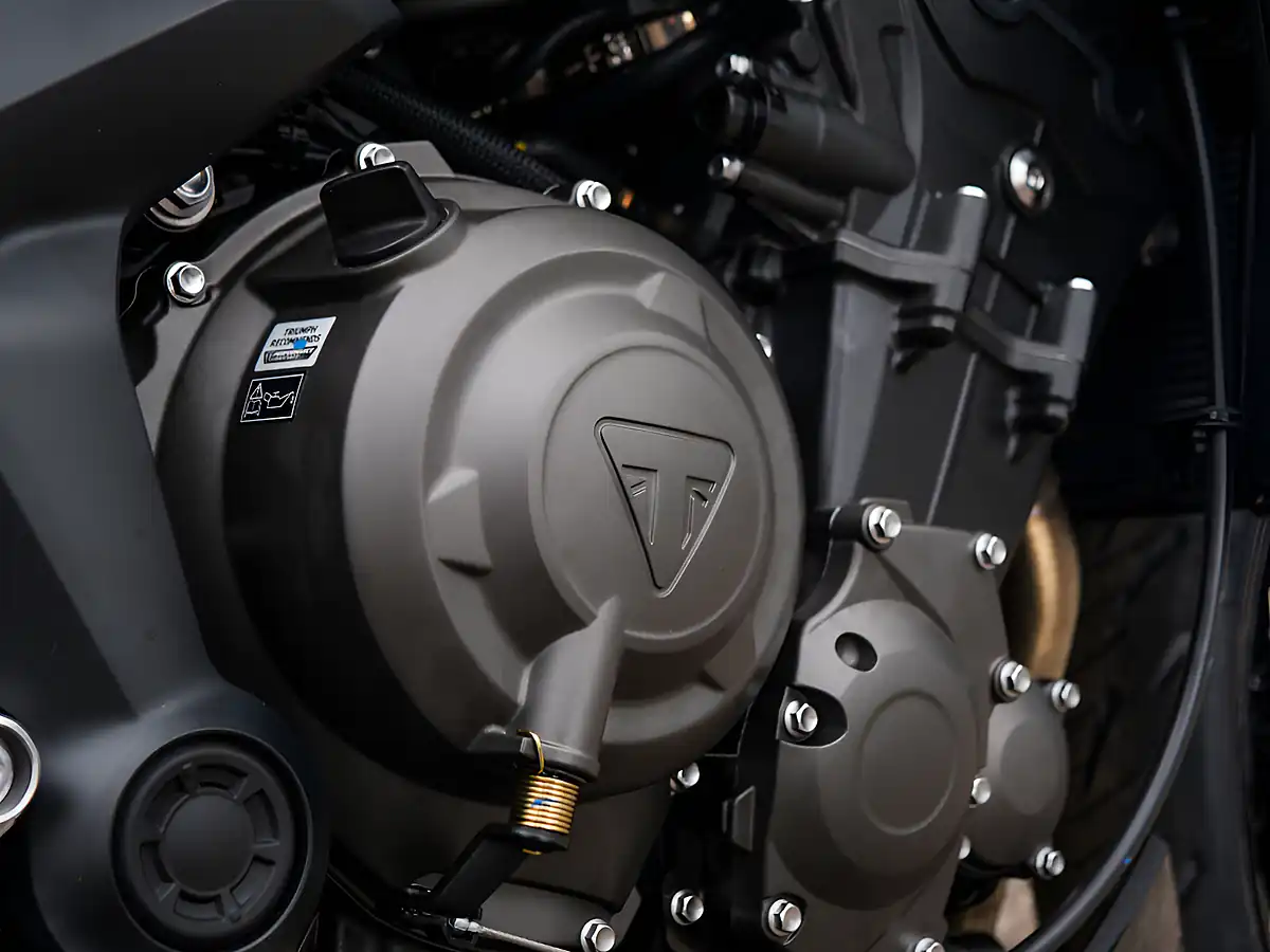 Used 2025 Triumph Tiger Sport 800 Caspian Blue / Phantom Black - Interior and Exterior details 15