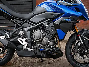 Used 2025 Triumph Tiger Sport 800 Caspian Blue / Phantom Black - Interior and Exterior details 7