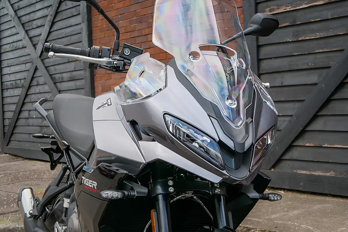 Used 2025 Triumph Tiger Sport 800 Graphite / Sapphire Black - Interior and Exterior details 3