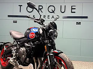 Used 2025 Triumph Trident 660 Triple Tribute Edition Black - Interior and Exterior details 10