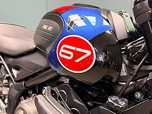 Used 2025 Triumph Trident 660 Triple Tribute Edition Black - Interior and Exterior details 11