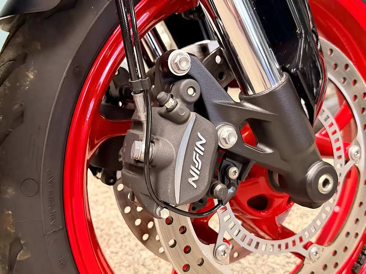 Used 2025 Triumph Trident 660 Triple Tribute Edition Black - Interior and Exterior details 12