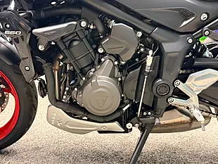 Used 2025 Triumph Trident 660 Triple Tribute Edition Black - Interior and Exterior details 17