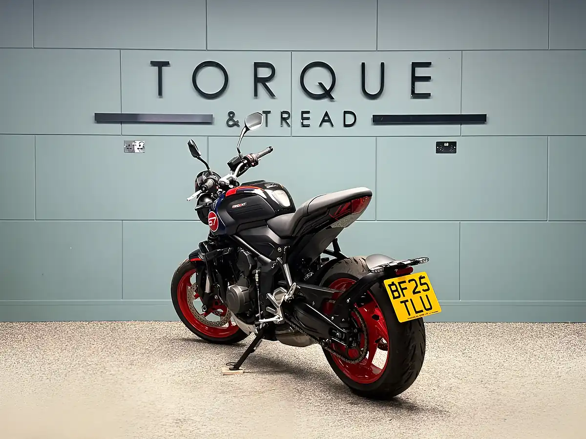 Used 2025 Triumph Trident 660 Triple Tribute Edition Black - Interior and Exterior details 6