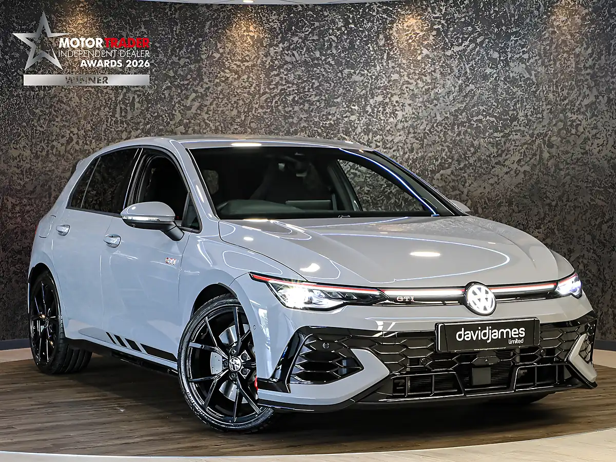 Used 2025 Volkswagen Golf GTI Clubsport Moonstone Grey - Front View