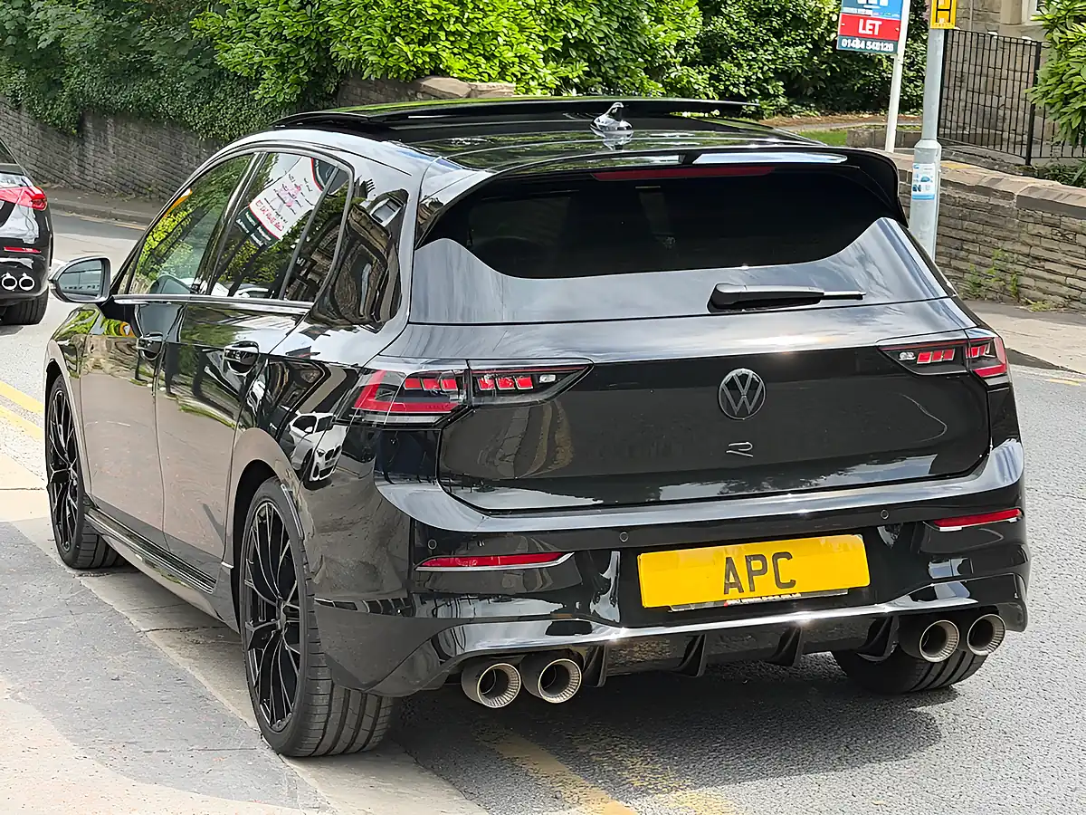 Used 2025 Volkswagen Golf R Black Edition Black - Interior and Exterior details 4