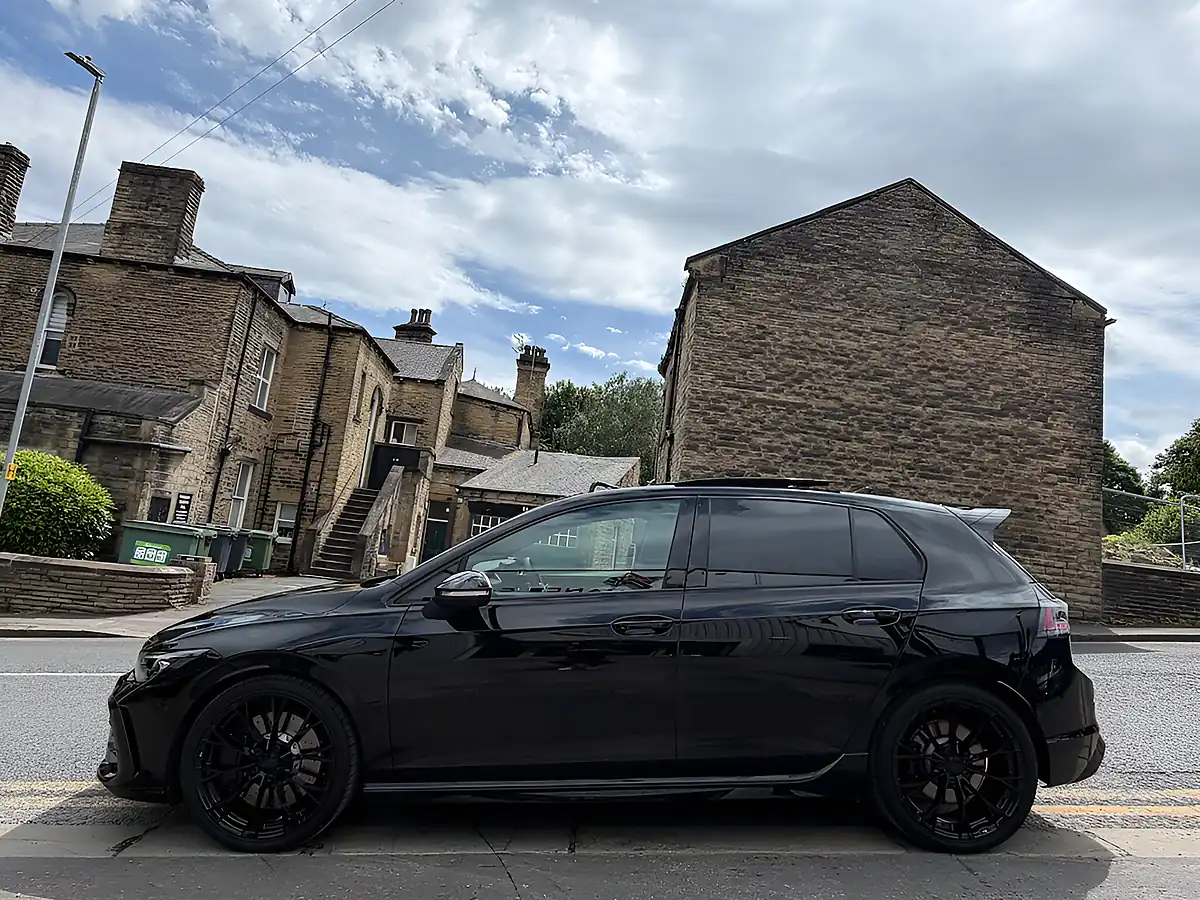Used 2025 Volkswagen Golf R Black Edition Black - Interior and Exterior details 8
